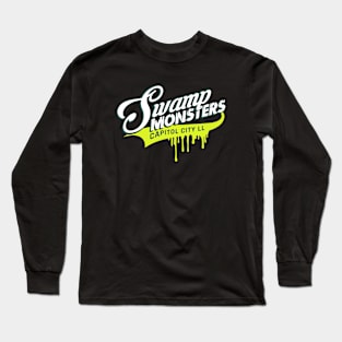 Swamp Monsters Little League name logo Long Sleeve T-Shirt